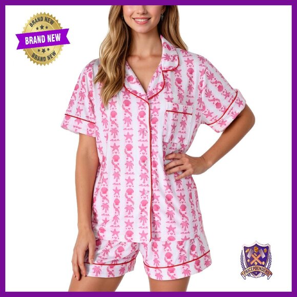 Other - Women's Summer Pajama Set Shorts Lounge Sleepwear Soft Breathable